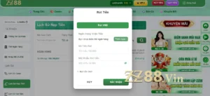 rút tiền zz88 vin